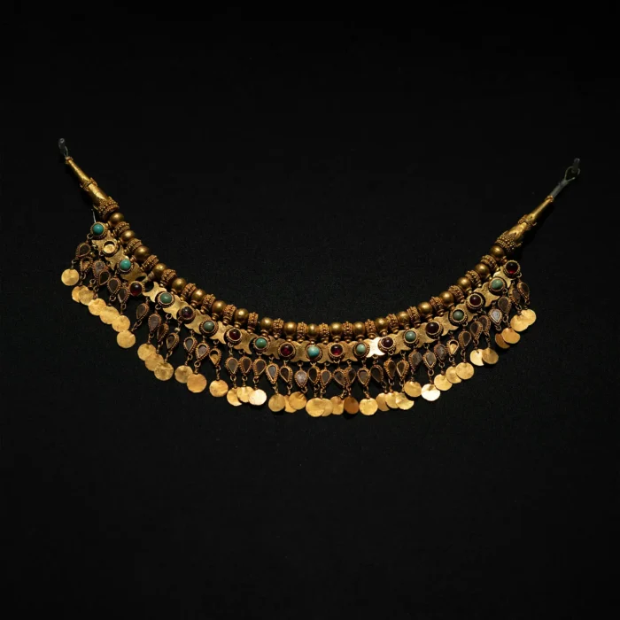 Velvet Kundan choker set